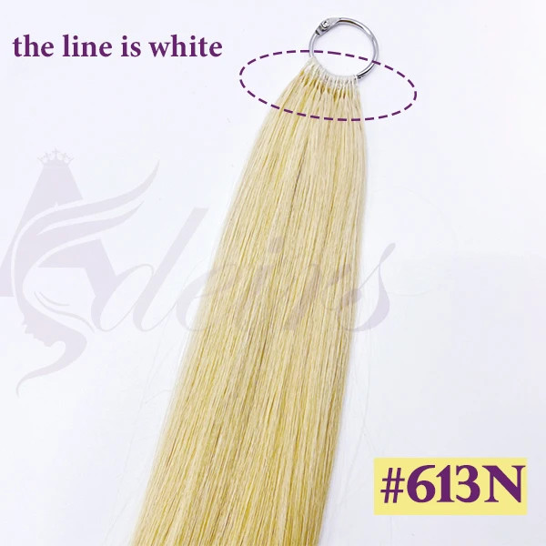 Thumbnail: ADEIRS New Feather Hair Extensions 100% Human Hair Real Natural Hair Comfortable