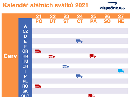 Kalendář svátků na tento týden (KT 25)