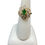 Thumbnail: 14KYG Emerald Diamond Ring 2.8dwt