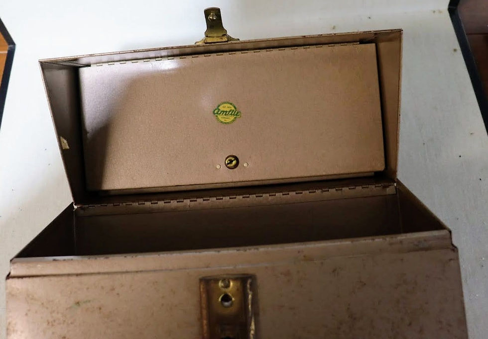 Thumbnail: Vintage Amberg file co. Metal box