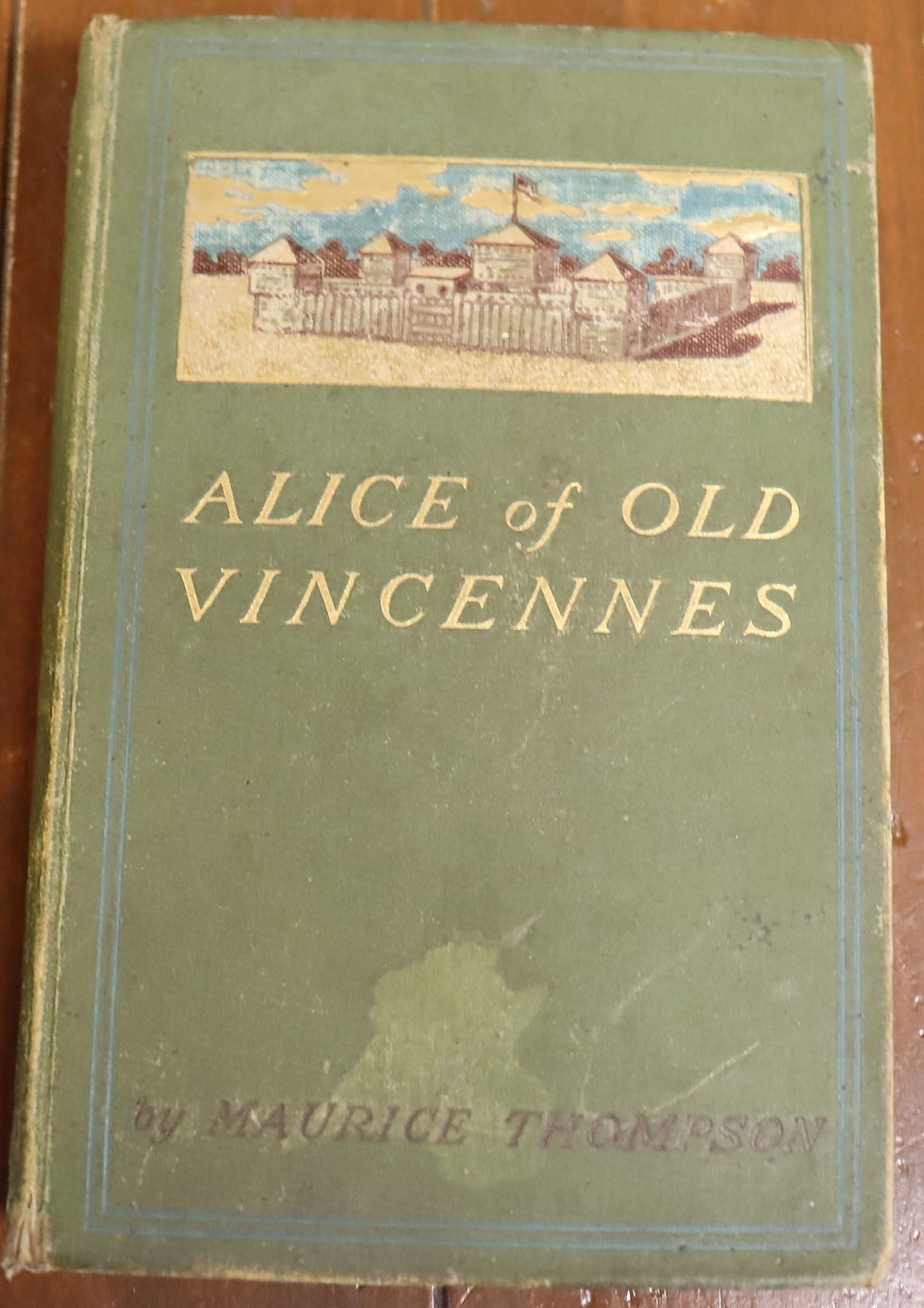 Thumbnail: Alice of Old Vincennes by Maurice Thompson 1900 Bowen-Merrill publisher