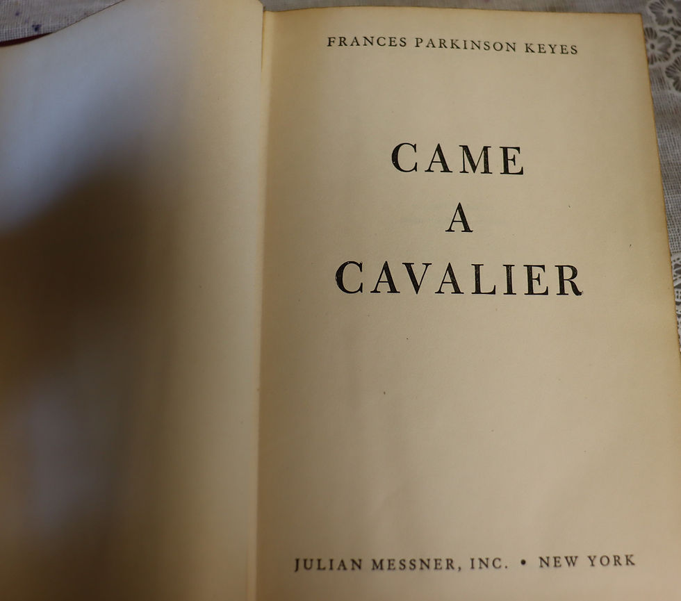 Thumbnail: Vintage 2 first edition Dinner at Antoine's and Came A Cavalier by Frances Park
