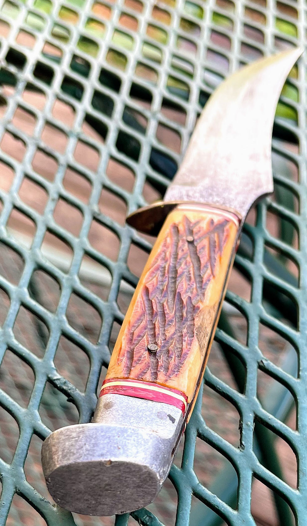 Thumbnail: Vintage GC Co. Japan Hunting tool 9"  and leather sheaf