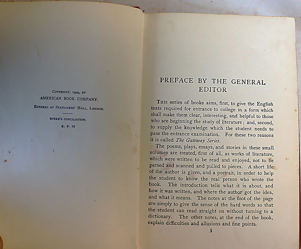Thumbnail: Gateway Series 2 volume set  Irving's Sketch Book and Burke on Conciliation Amer