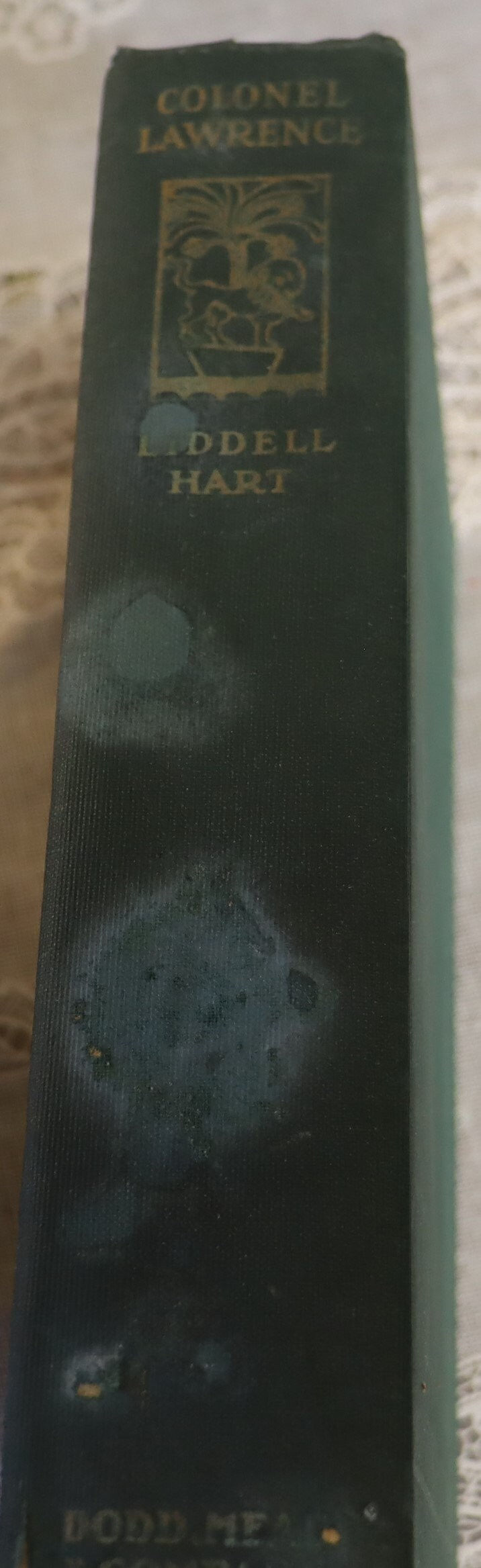 Thumbnail: Vintage novel Colonel  Lawrence by Liddell  Hart 1934 3rd edition with newspape