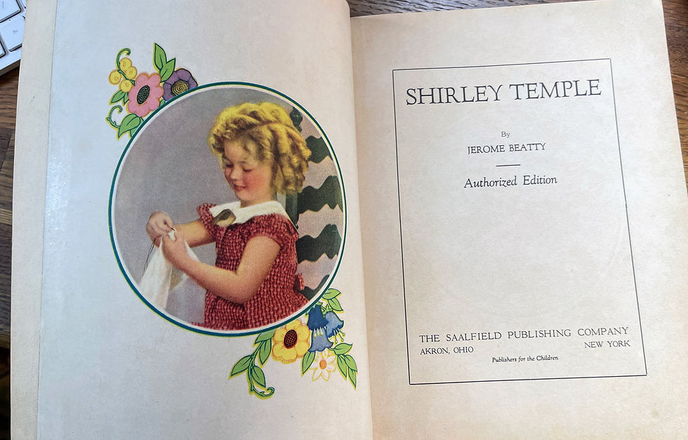 Thumbnail: Vintage Shirley Temple by Jerome Beatty (1935) Hardback book, biography