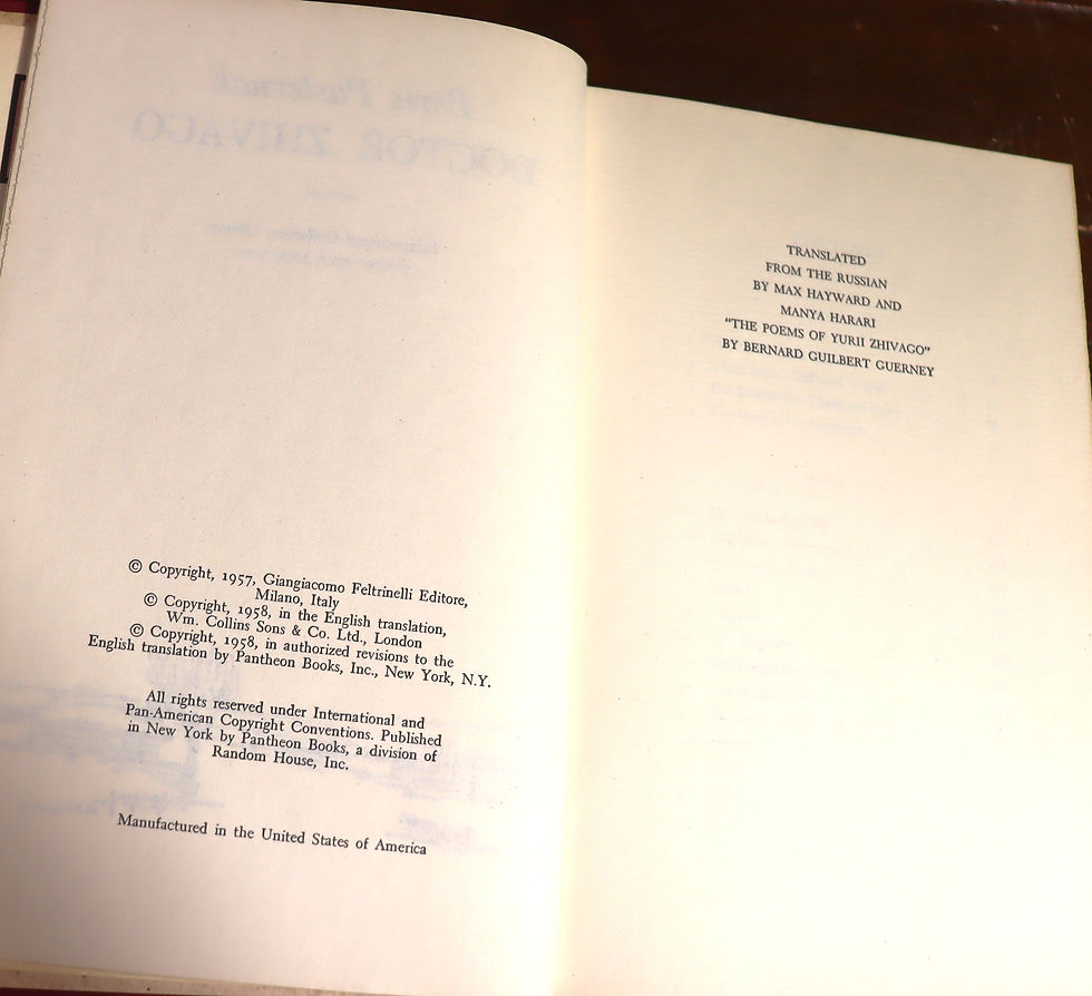 Thumbnail: 1958 International Collectors Library Doctor Zhivago  Boris Pasternak  N
