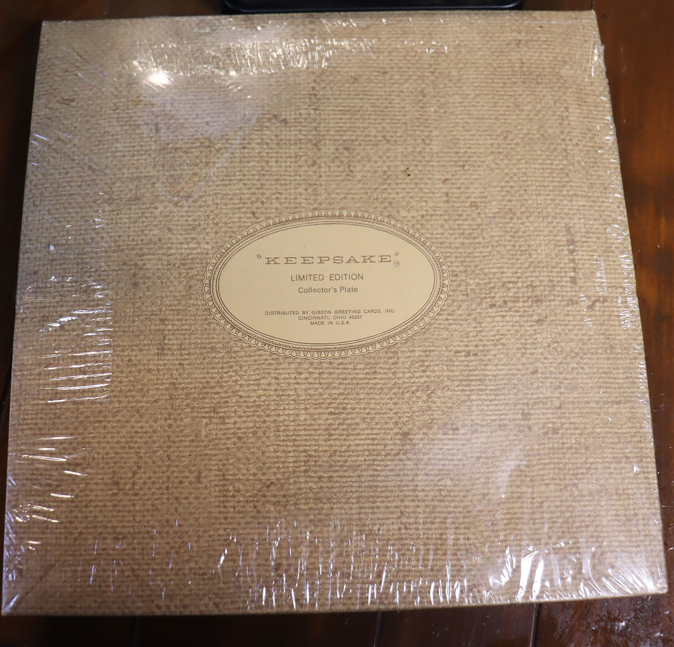 Thumbnail: Vintage A Happy today Keepsake limited edition collector's plate Gibson Greeting