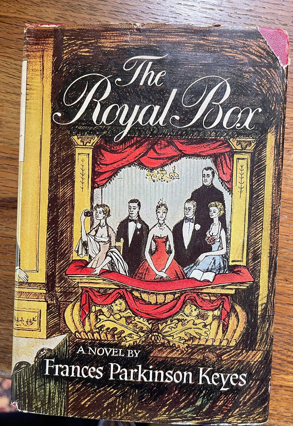 Vintage book The Royal Box by Frances P Keyes. Book club edition.