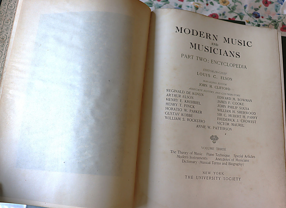 Thumbnail: 6 volume set of Modern Music and Musicians 1912 University Society