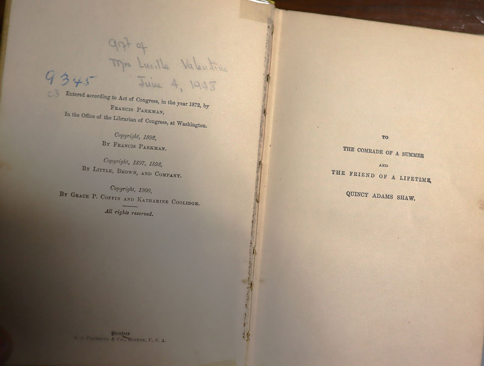 Thumbnail: The Oregon Trail Sketches  of Prairie and Rocky Mountain Life by F Parkman 1900