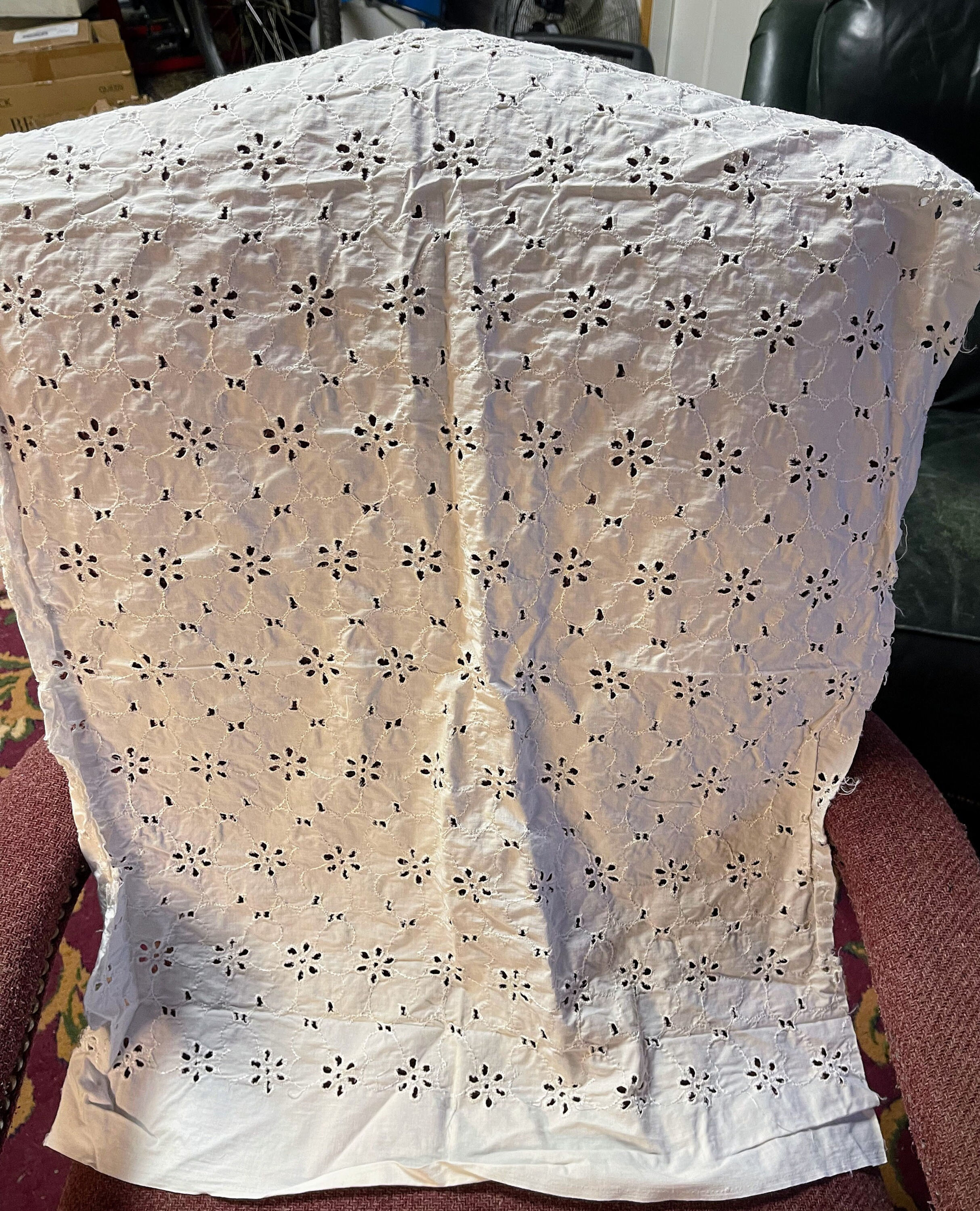 Vintage table top cover 22 by 36 inches