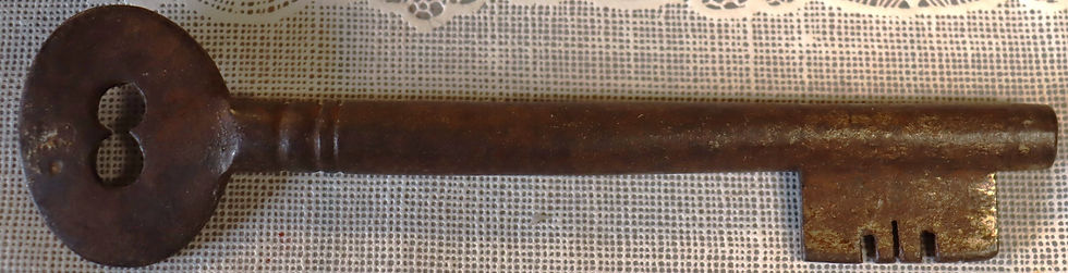 Thumbnail: Vintage Skeleton Key  6 14  by 1 inch.#4