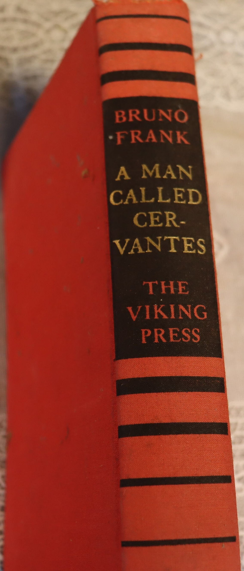 Thumbnail: Vintage first edition novel A Man Called Cervantes by Bruno Frank 1935 Viking P