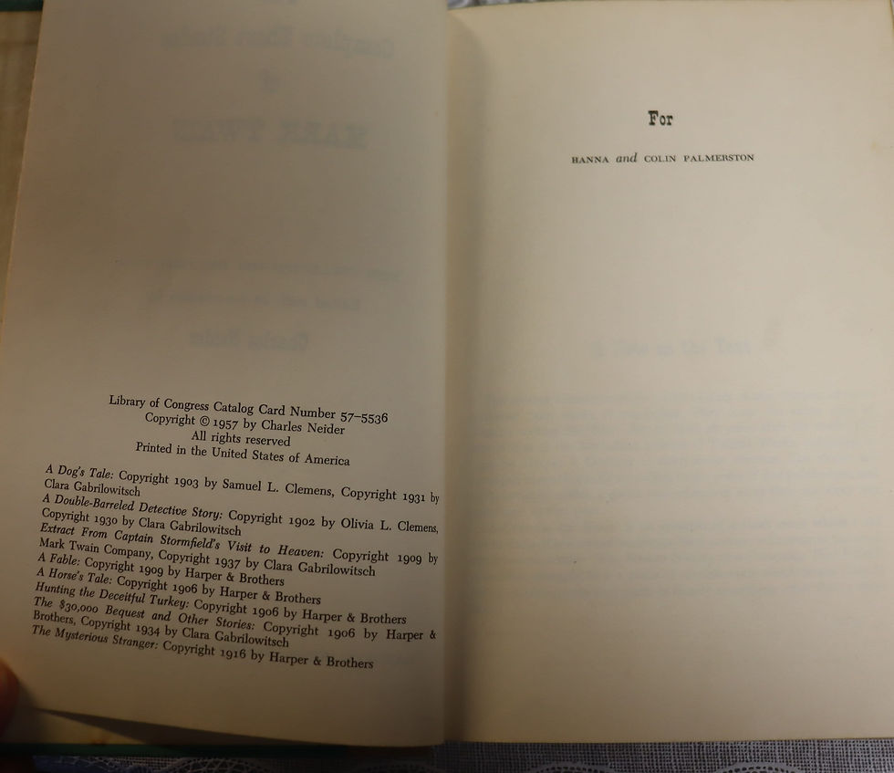 Thumbnail: Vintage The Complete Short Stories of Mark Twain 1957 Charles Neider Published 
