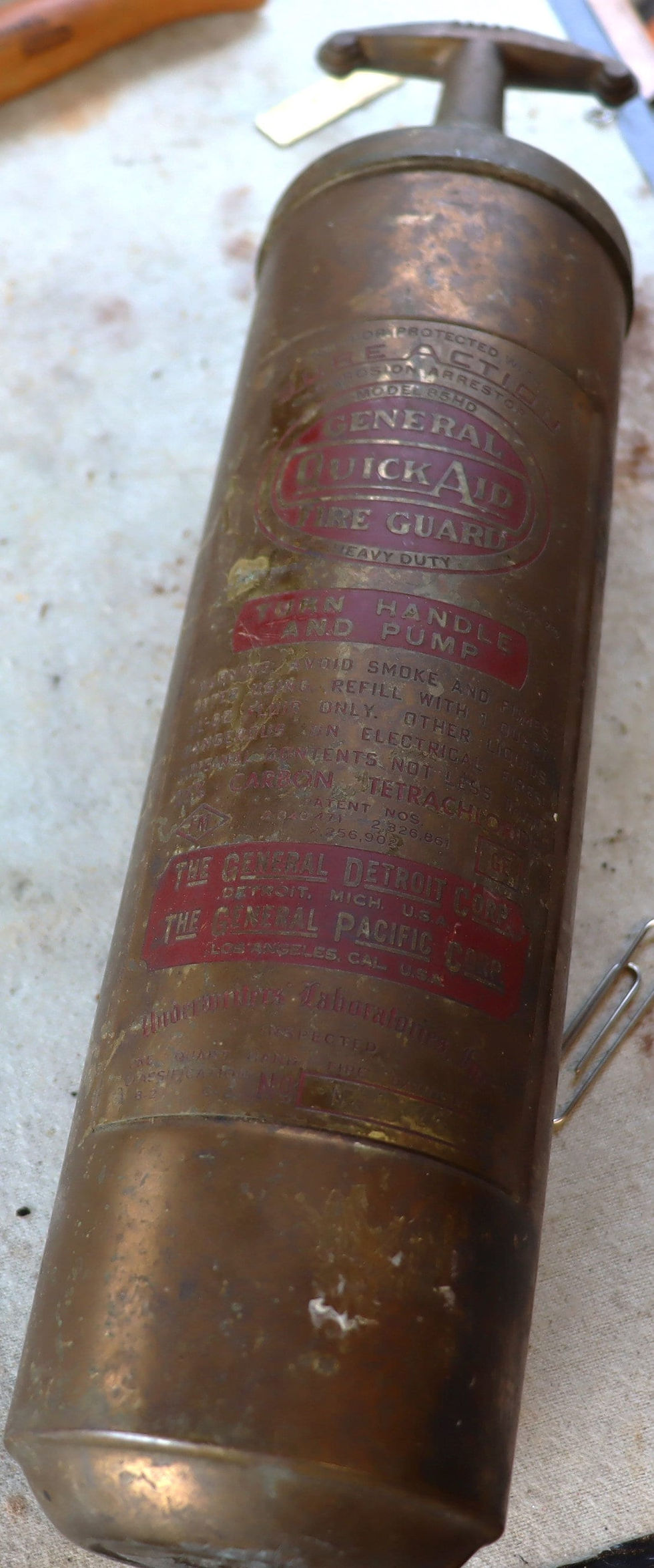 Thumbnail: Vintage General quick aid fire guard #85HD The General Detroit Corp. heavy duty
