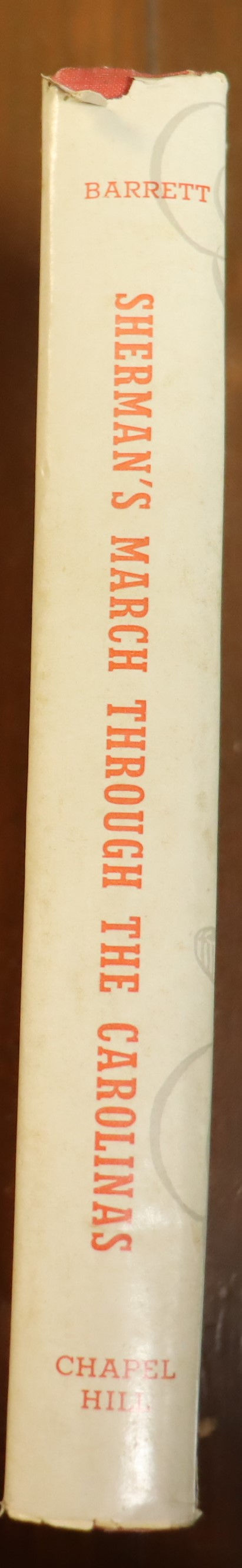 Thumbnail: Sherman's March Through the Carolinas by John G. Barrett UNC Press 1956