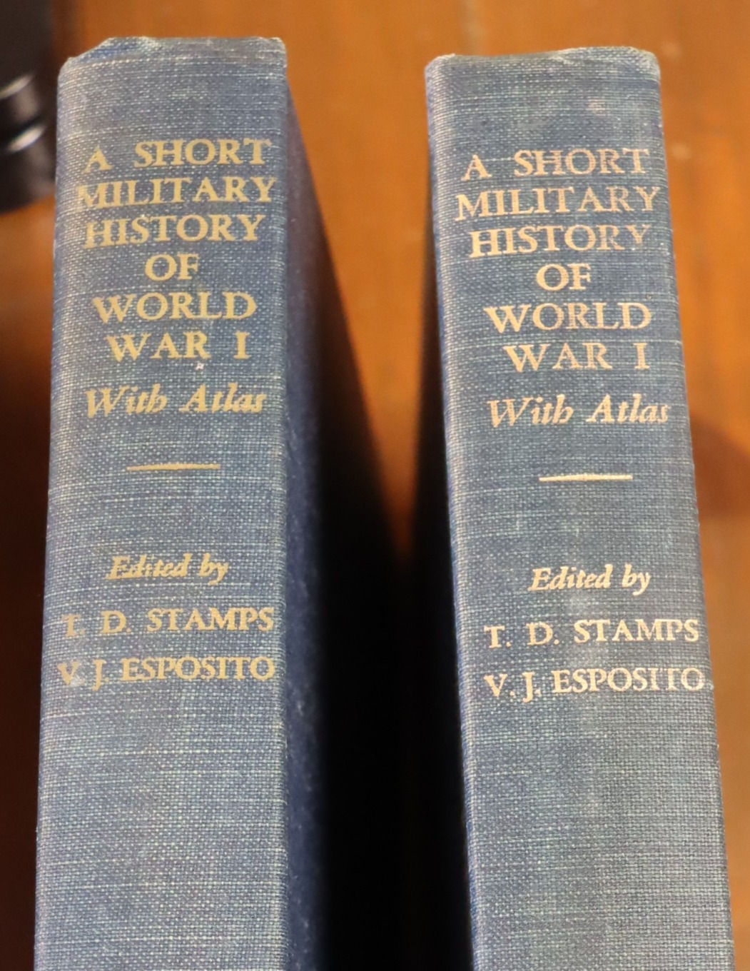 2 volume set A short Military History of World War 1 with atlas printed by USMA