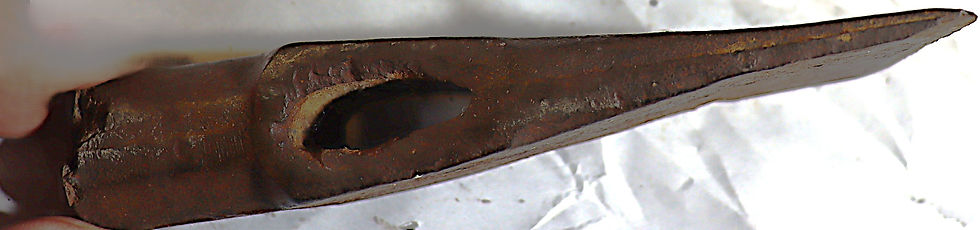 Thumbnail: Vintage  small carpenter axe 6 by 3 inches  1.6 pounds