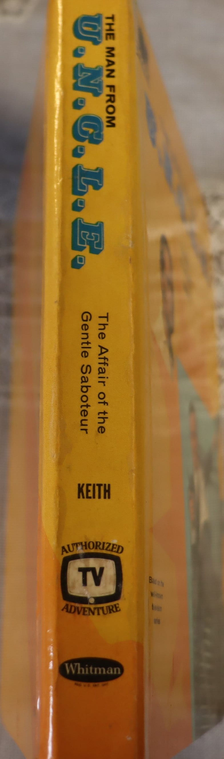 Thumbnail: Vintage hard cover  The Man from Uncle The Affair of the Gentle Saboteur By Bra
