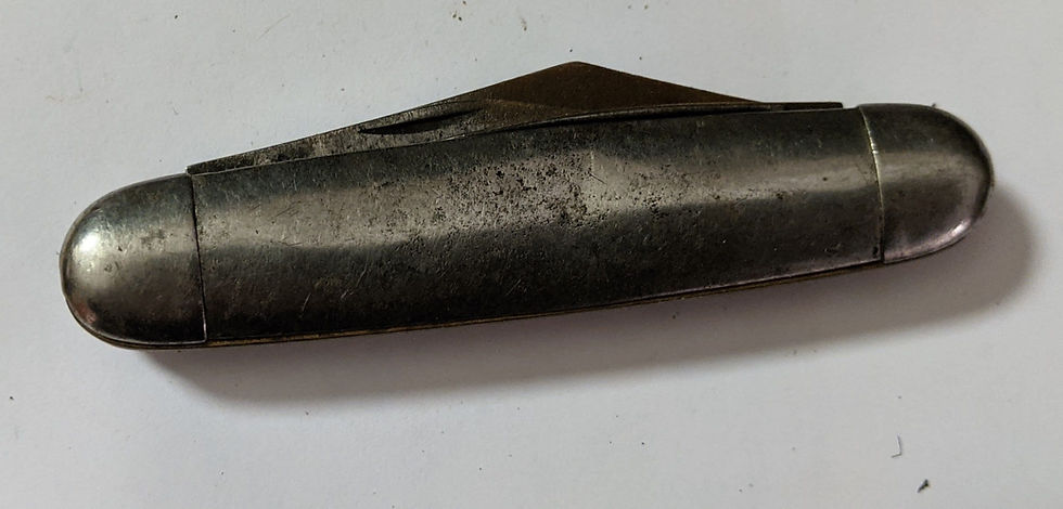 Thumbnail: Vintage Hammer Ireland 3 blade pocket tool metal handles