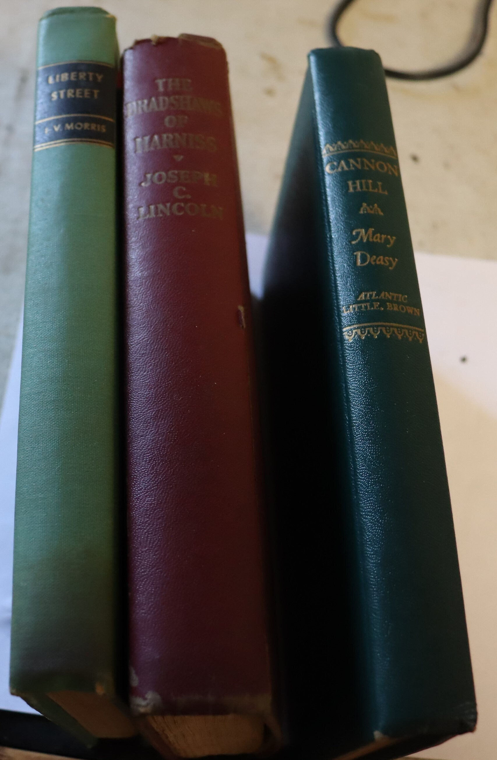 Vintge group of 3 first edition novels early 40's including Liberty Street, Bra