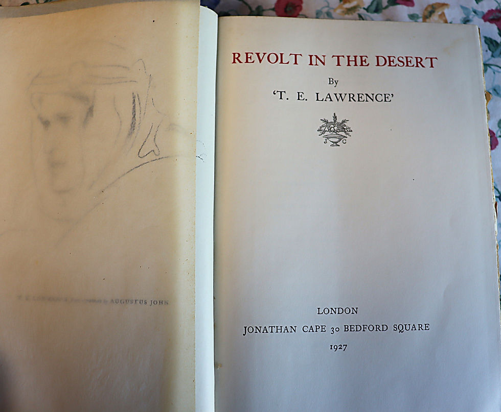 Thumbnail: Revolt in the Desert by  T L Lawrence 1927 Jonathan Cape London.