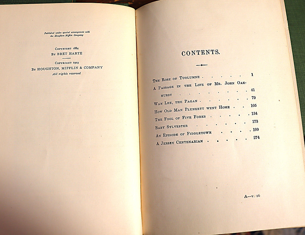 Thumbnail: Vintage group 4 Bret Harte novels from late 1800s to 1903 P F Collier F