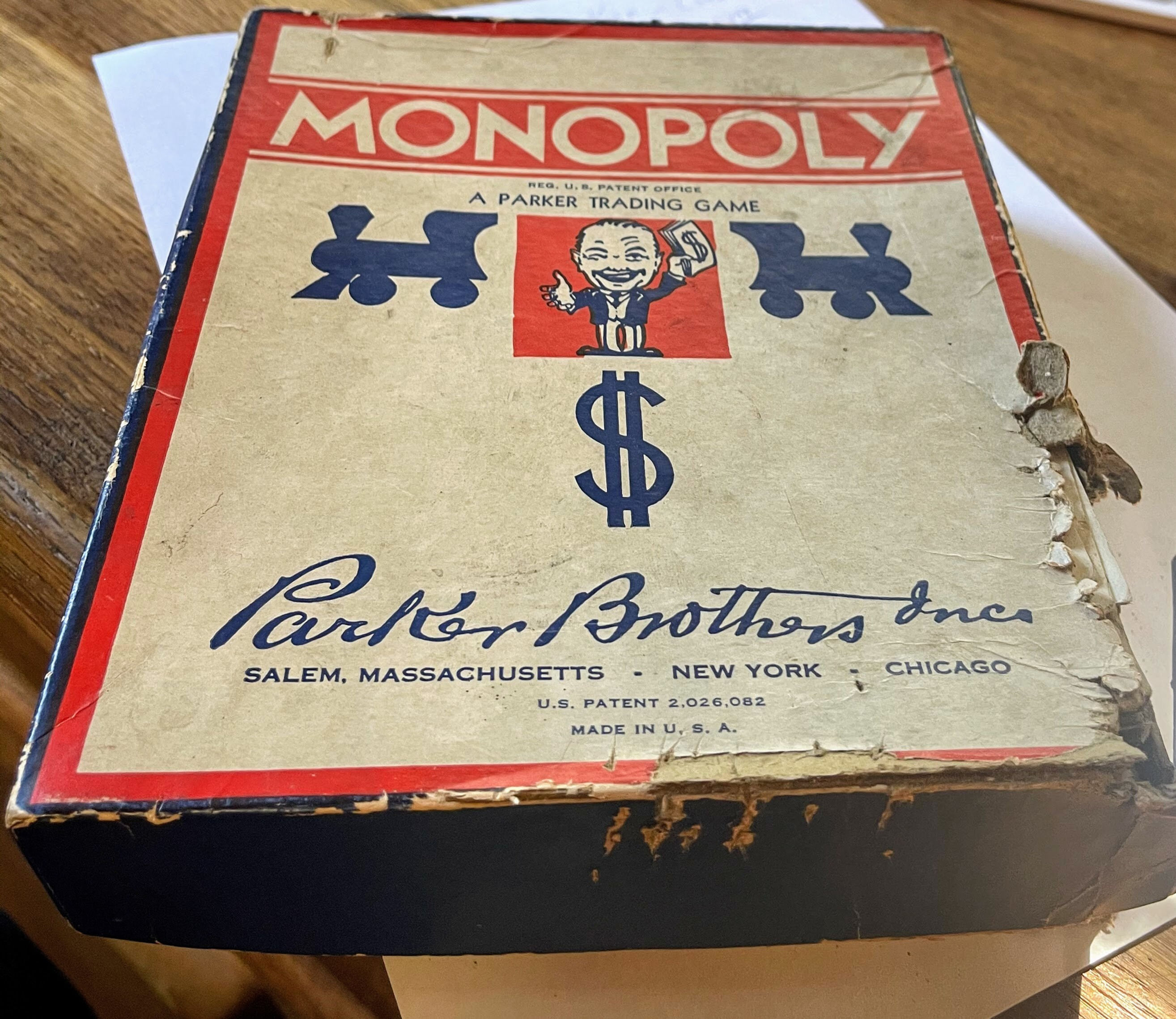 Vintage Monopoly game no board 1946
