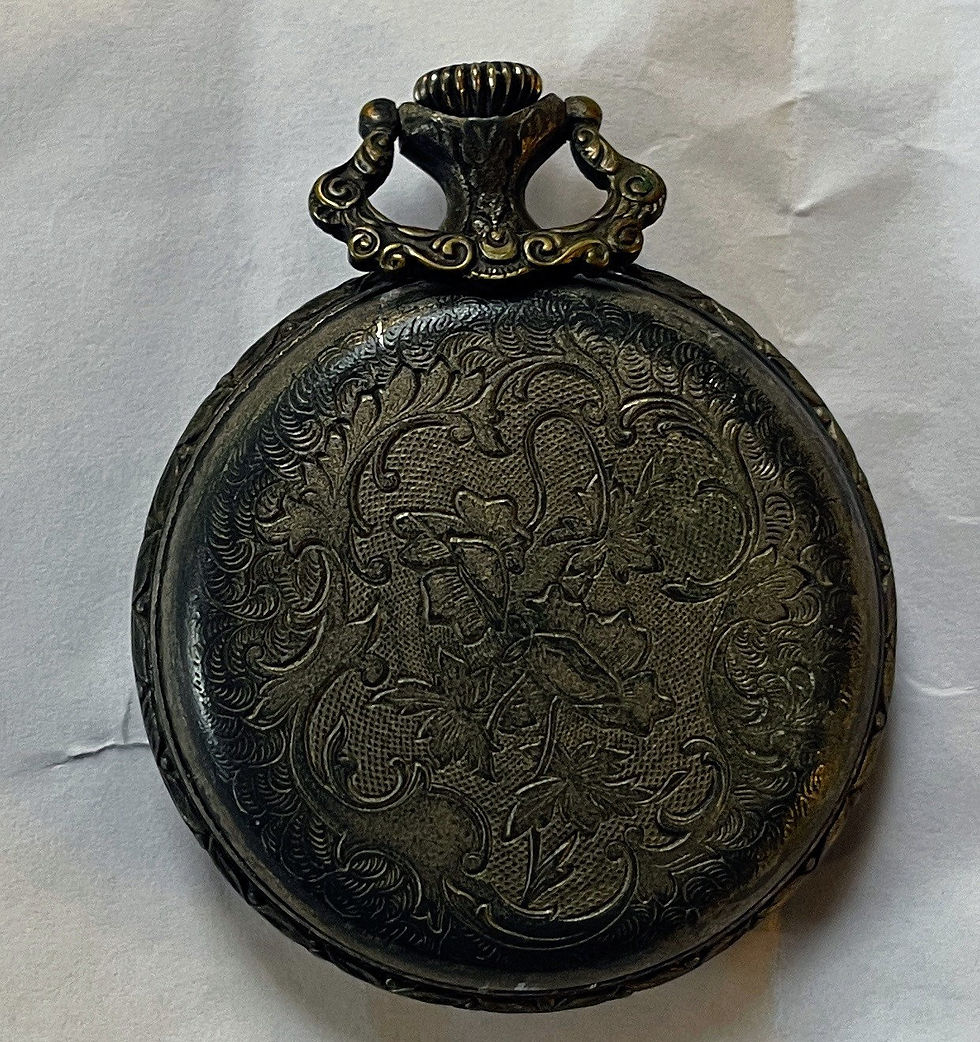 Thumbnail: Vintage Dufonte  17 jewels pocket watch . Hunter case