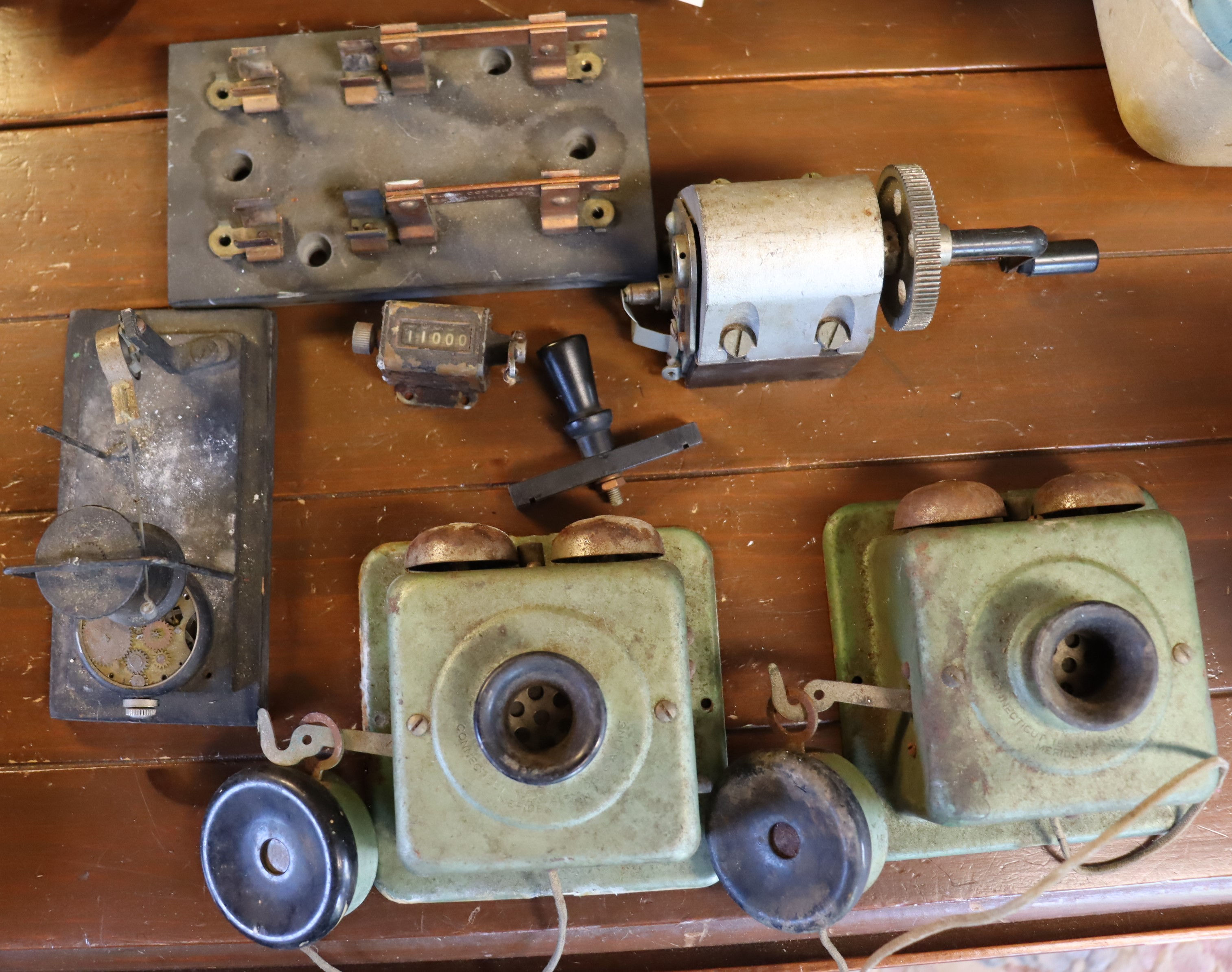 2 Vintage Connecticut Telephone and Electric Co. Telephone and 5 various other p