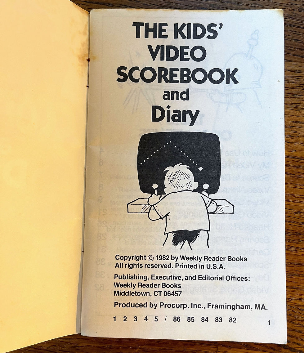 Thumbnail: The kids video scorebook and diary