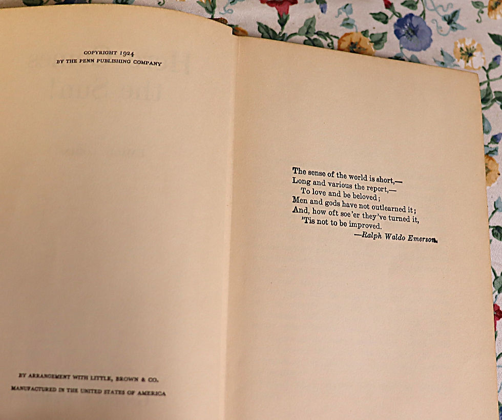 Thumbnail: Here comes the Sun by Emilie Loring 1924  Grosset and Dunlap FE