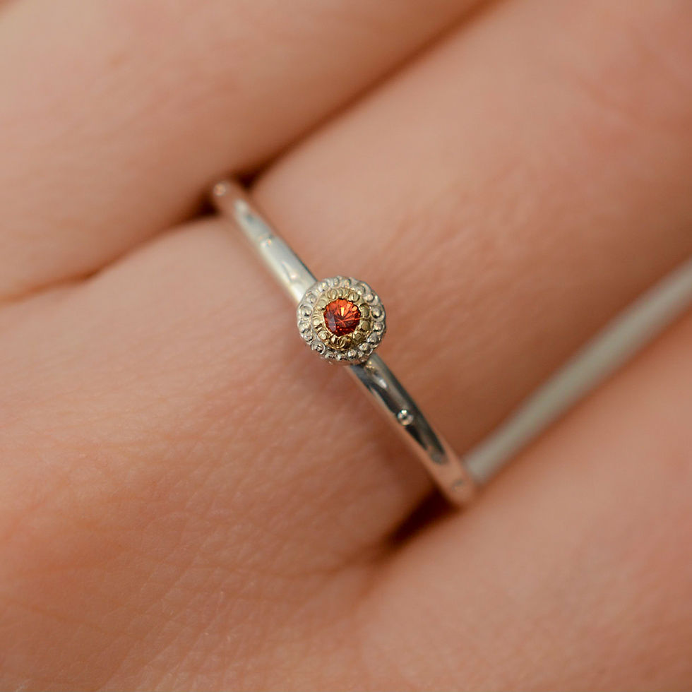 Thumbnail: Delicate Sapphire Ring