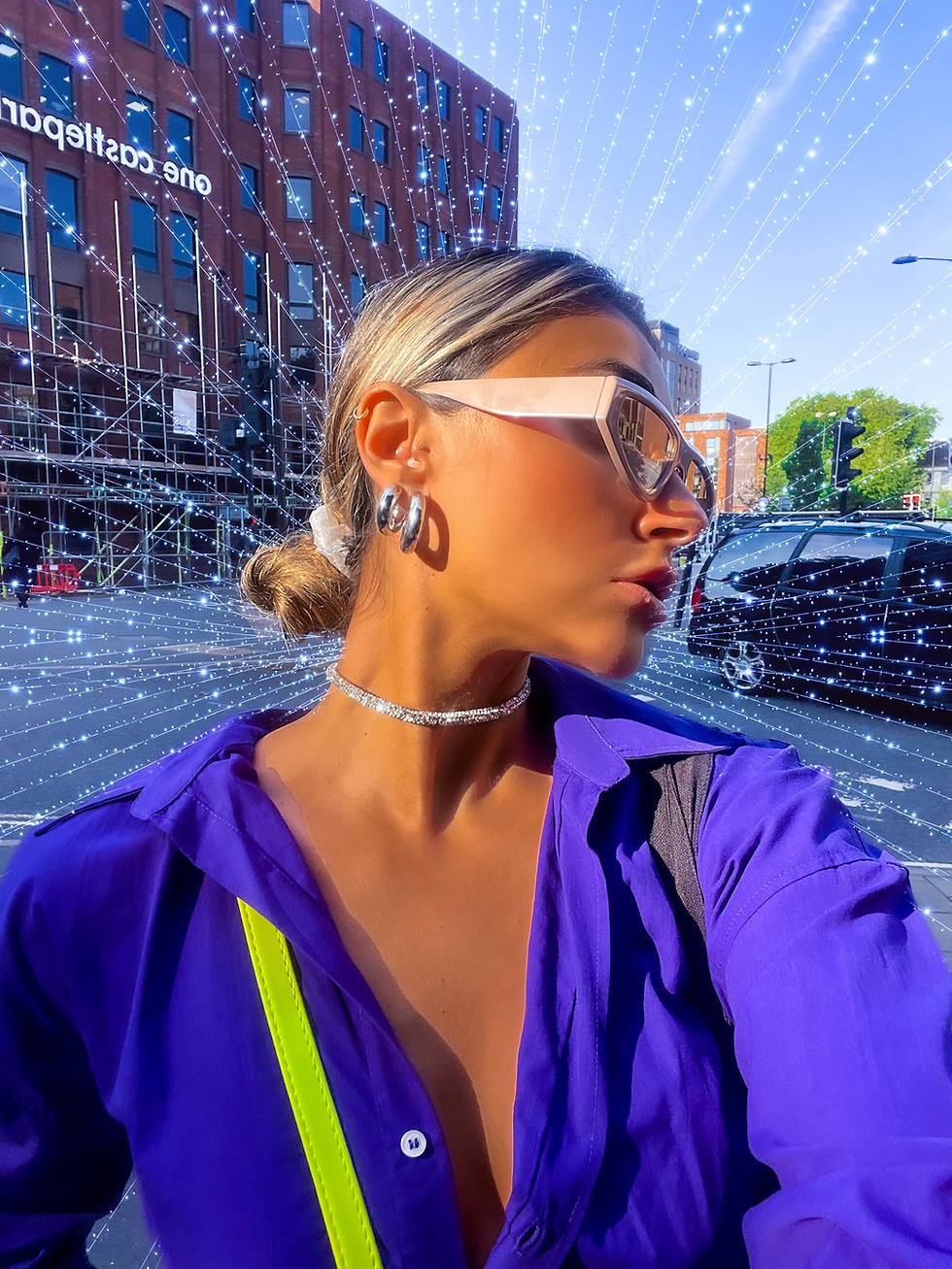 Miniatura: CHOKER SHINE PRATEADA