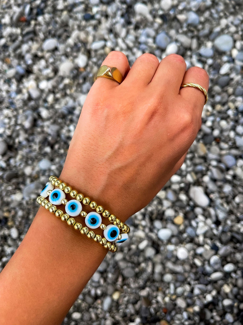 Miniatura: PULSEIRA BOLINHAS G  DOURADA