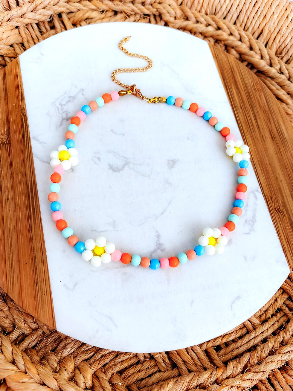 Miniatura: CHOKER TREND MARGARIDAS CANDY