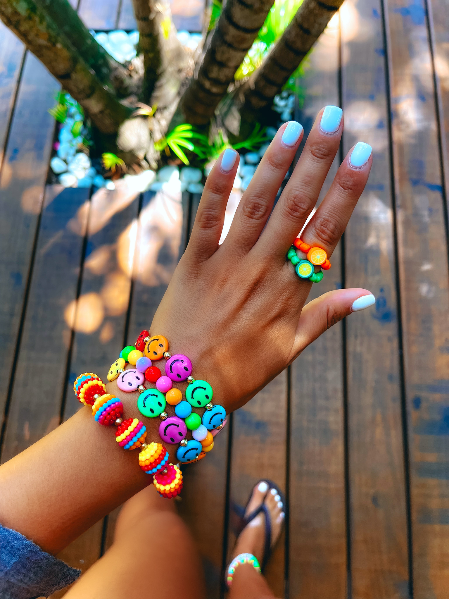 PULSEIRA BOLINHAS MICANGAS COLORS