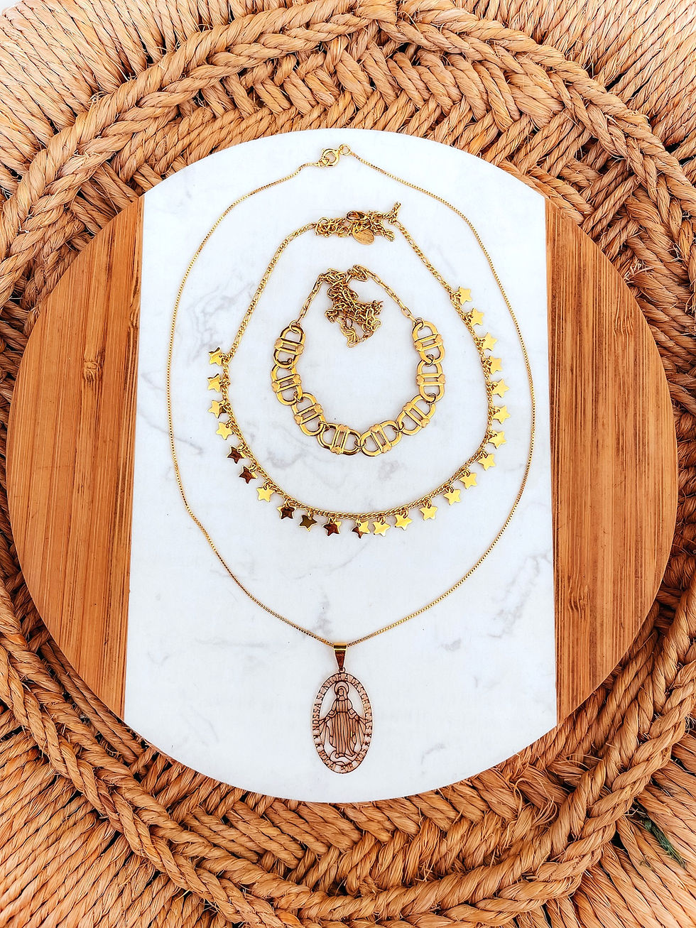 Miniatura: CONJUNTO CEU N.S DAS GRACAS  - OURO