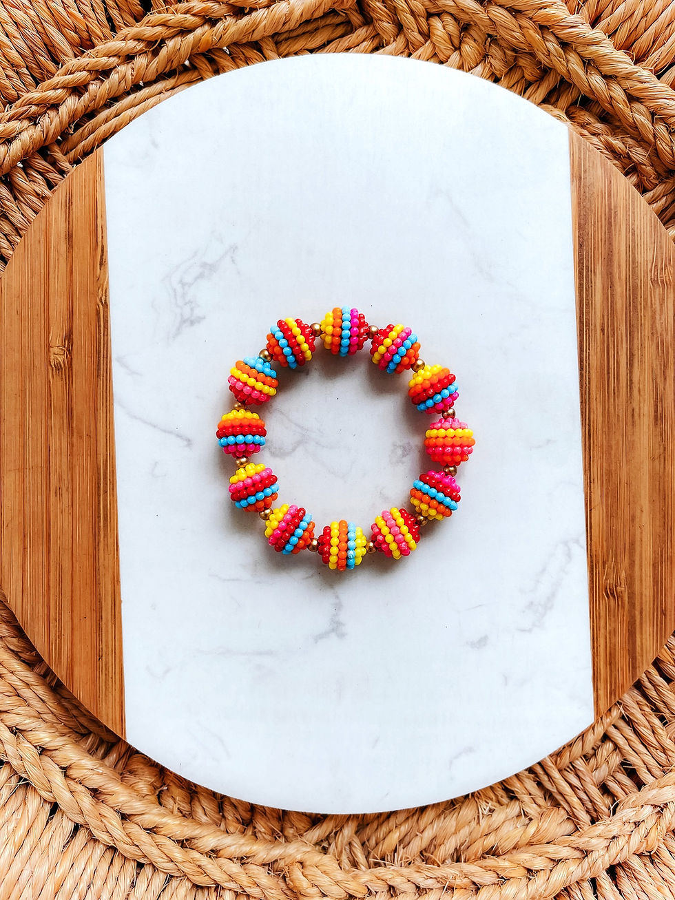 Miniatura: PULSEIRA BOLINHAS MICANGAS COLORS