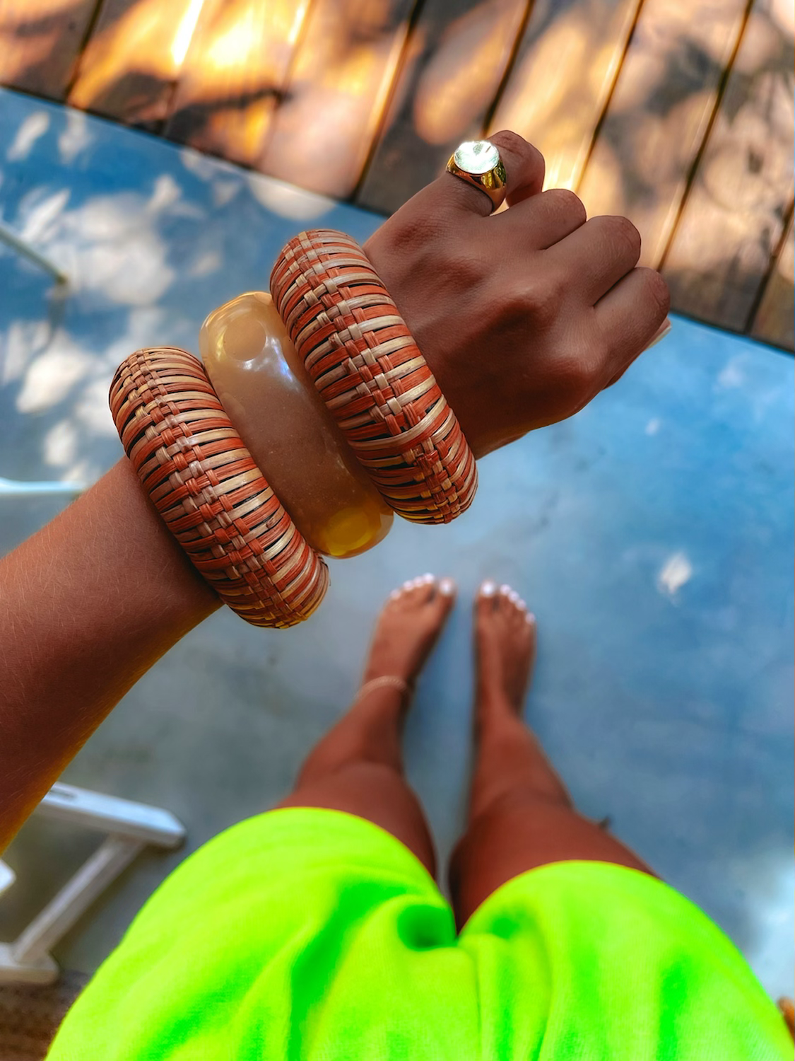 BRACELETE AMBAR - RESINA