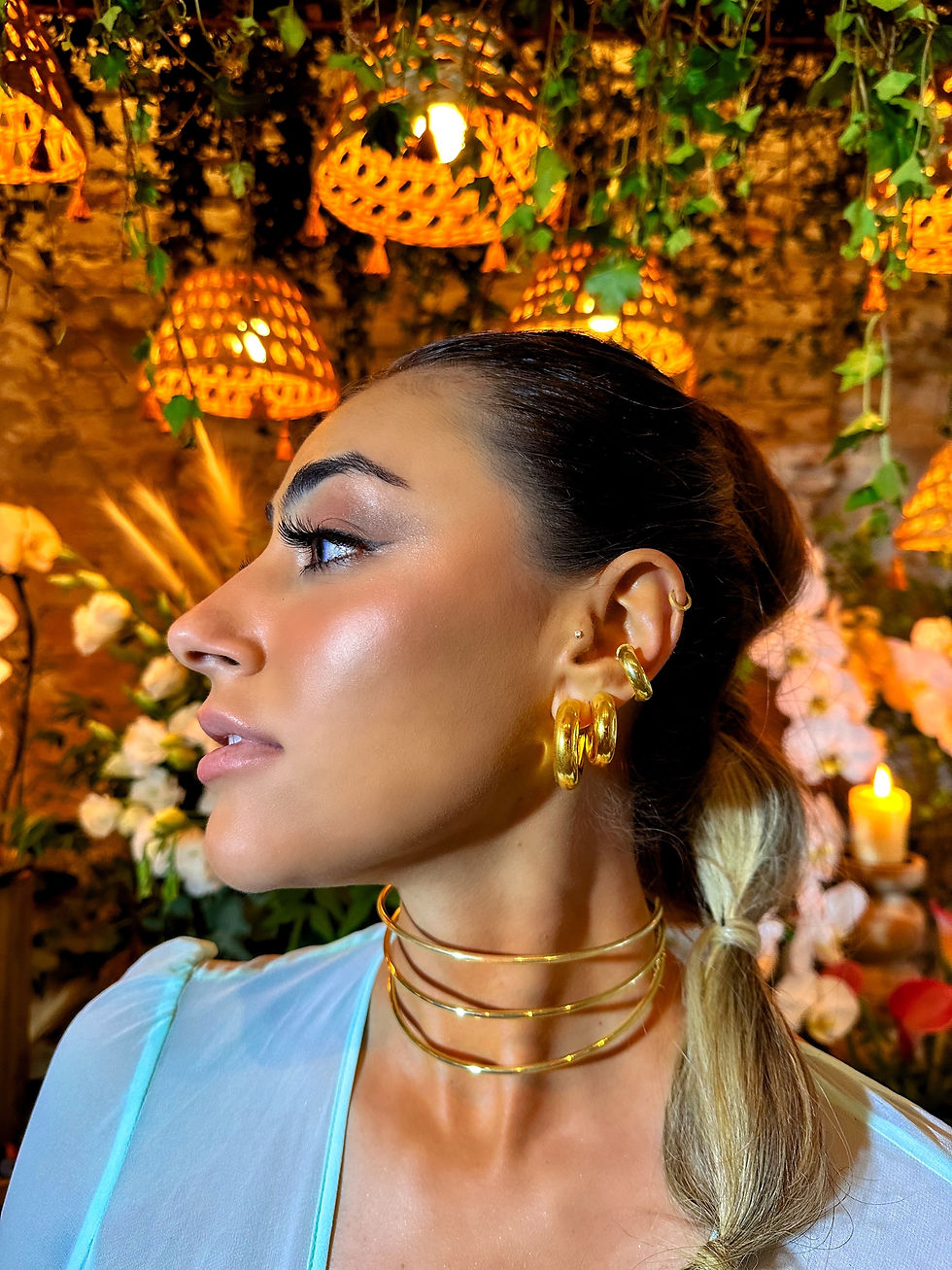 Miniatura: CHOKER DEUSA DOURADA