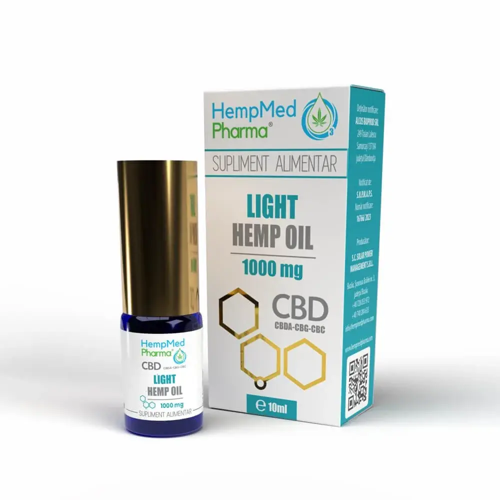 Light Hemp Oil – 1000 mg – 10ml