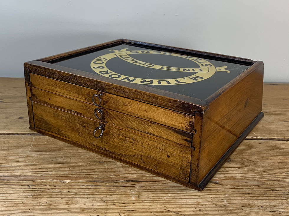 Thumbnail: A Victorian shop display for M Turnor & Co steel pens