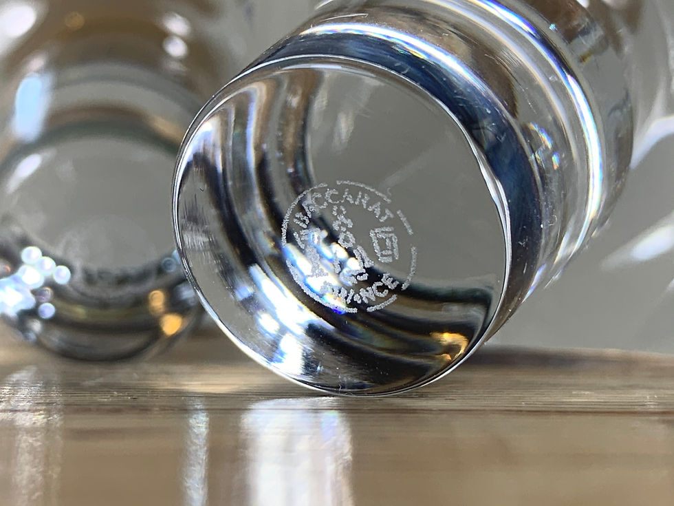 Thumbnail: Baccarat full lead crystal decanters