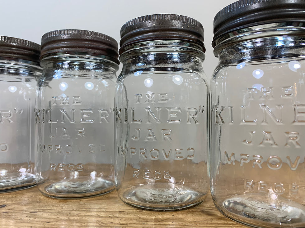 Thumbnail: Seven 1lb Kilner Jars