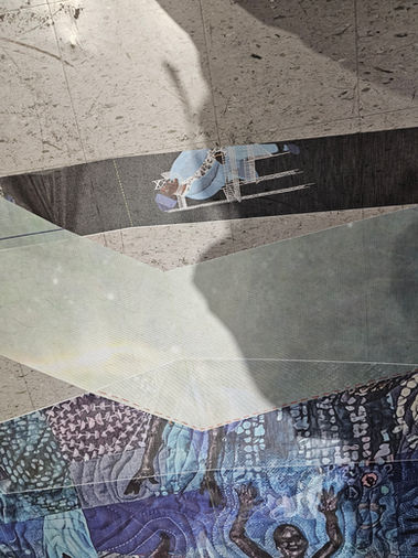 scaffold project, scaffoldproject, Marcus Garvey Park, ElanCadiz, Élan Cadiz, Harlem Artist, Artist, woman, Black Woman, Latin Woman, Brown Woman 