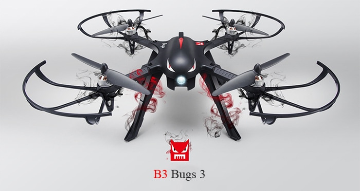 MJX B3 Bugs 3 Brushless Independent ESC 3D Roll Go-pro 3 Go-pro 4 RC Quadcopter RTF