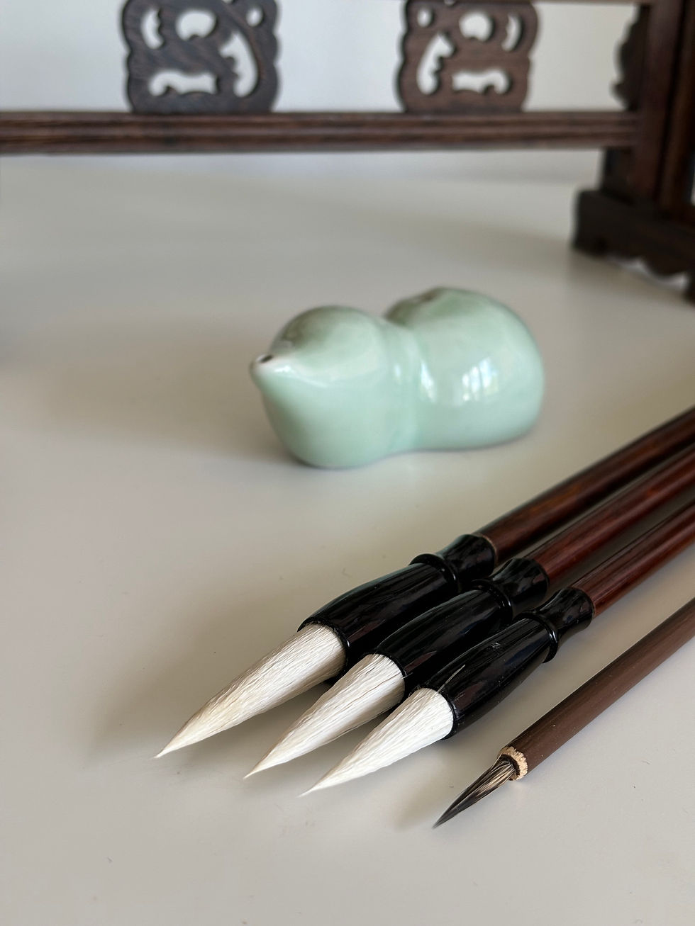 Learning types of Chinese Painting Brushes