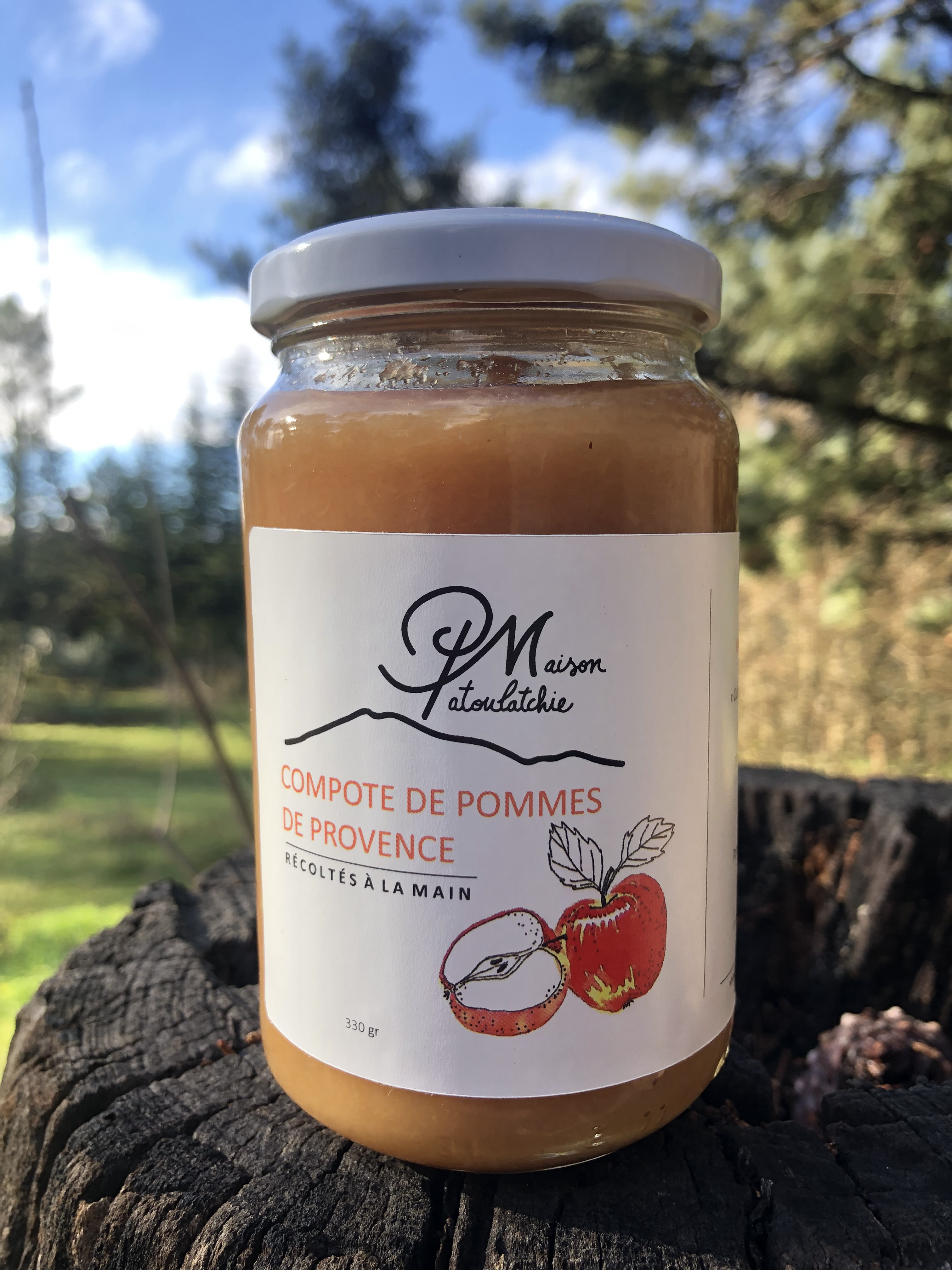 Compote de pommes (350g)